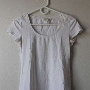 Basic White Layering Tee